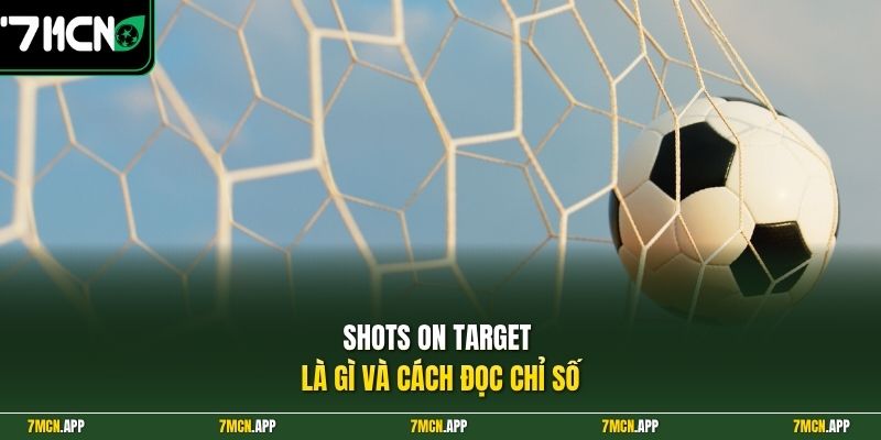 Shots on Target là gì và cách đọc chỉ số